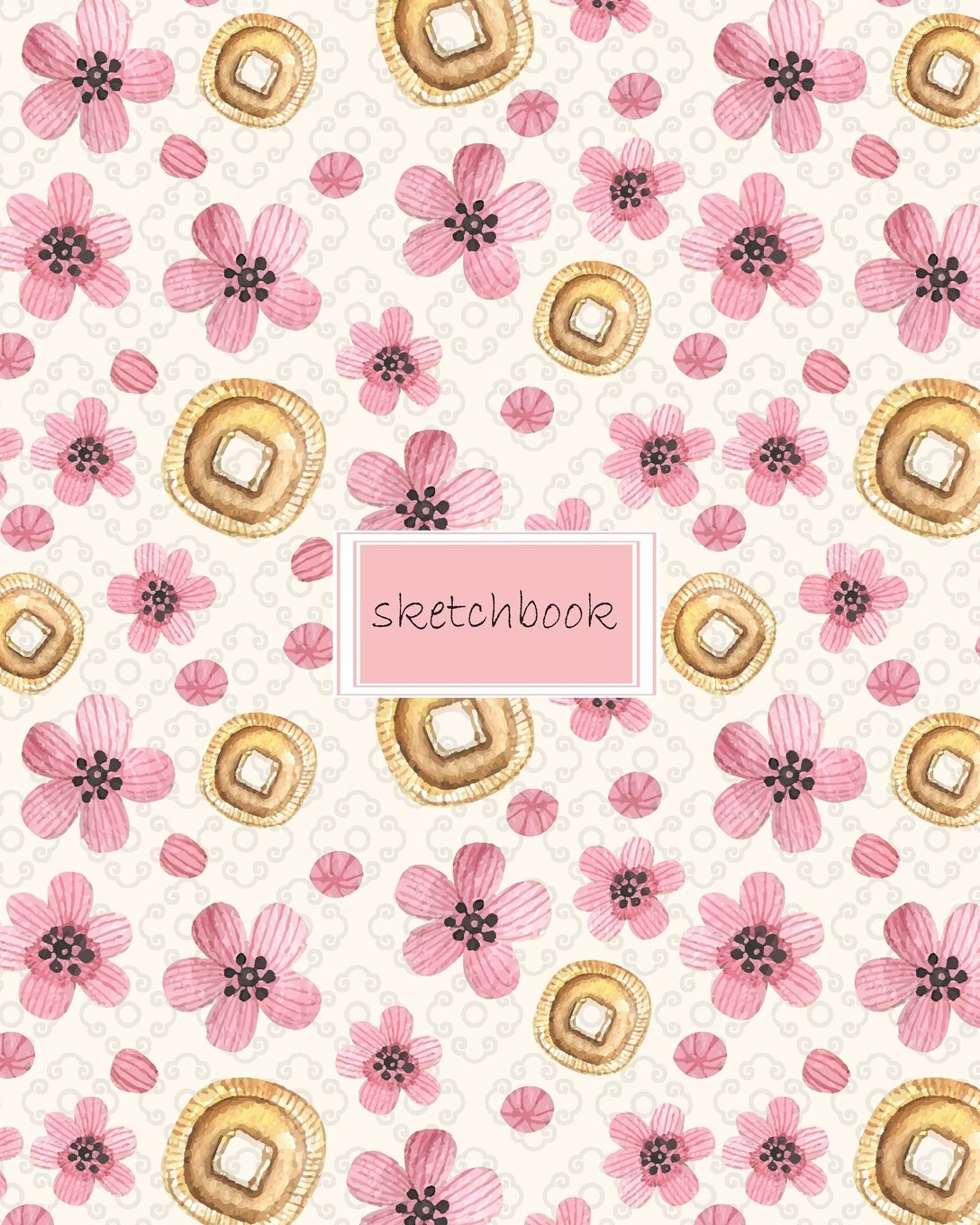 Sketchbook: Japanese style: 120 Pages of 8" x 10" Blank Paper for Drawing, Doodling or Sketching (Sketchbooks)