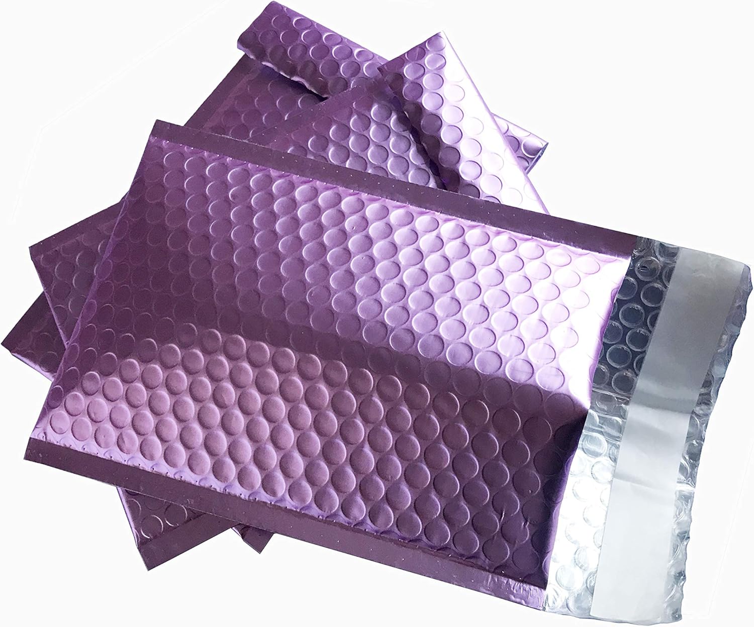ProLine Matte Metallic Purple Bubble Padded Mailers 6x10 Inch Self Seal Padded Envelopes (250)
