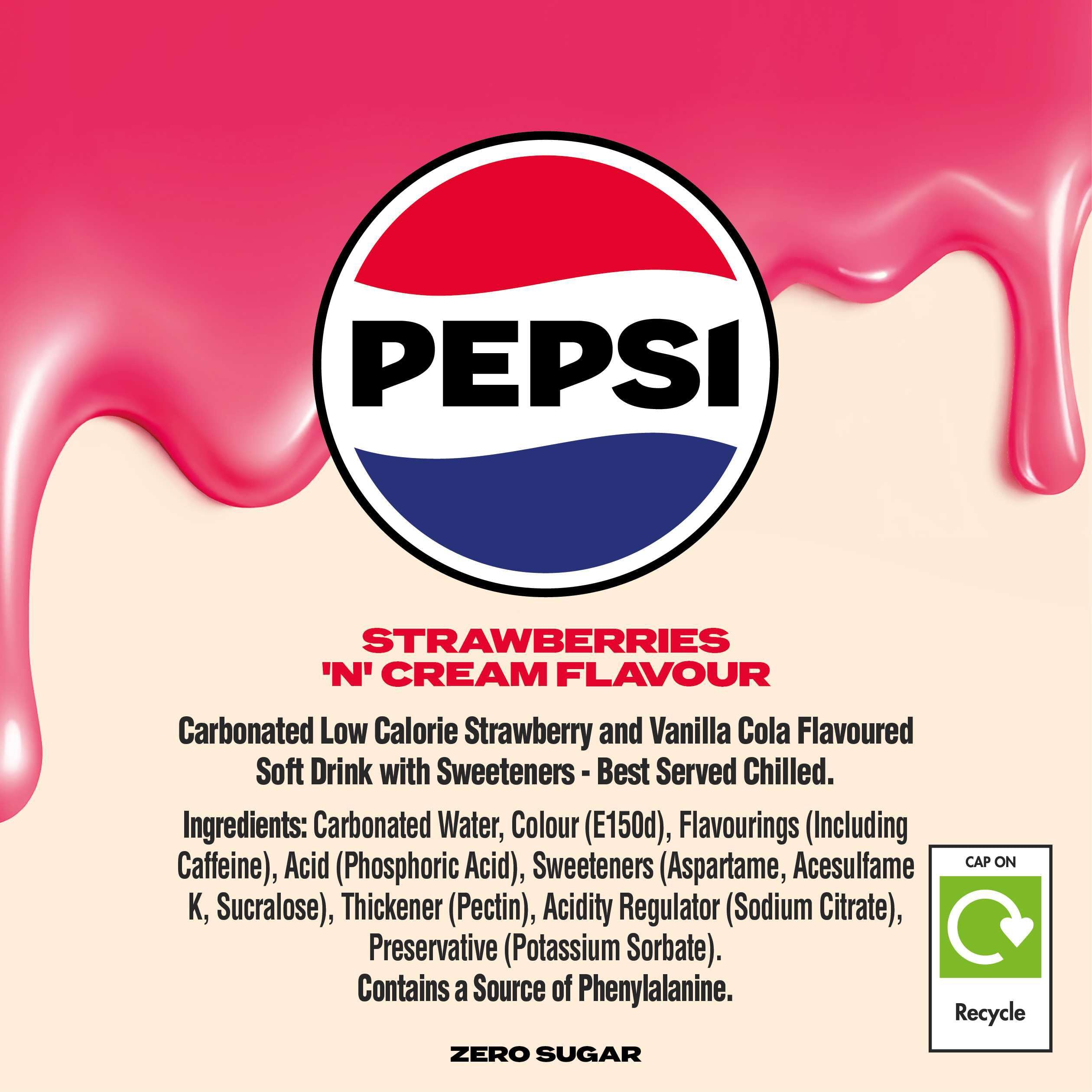 Pepsi Tratta fragole e crema, 8 x 330 ml