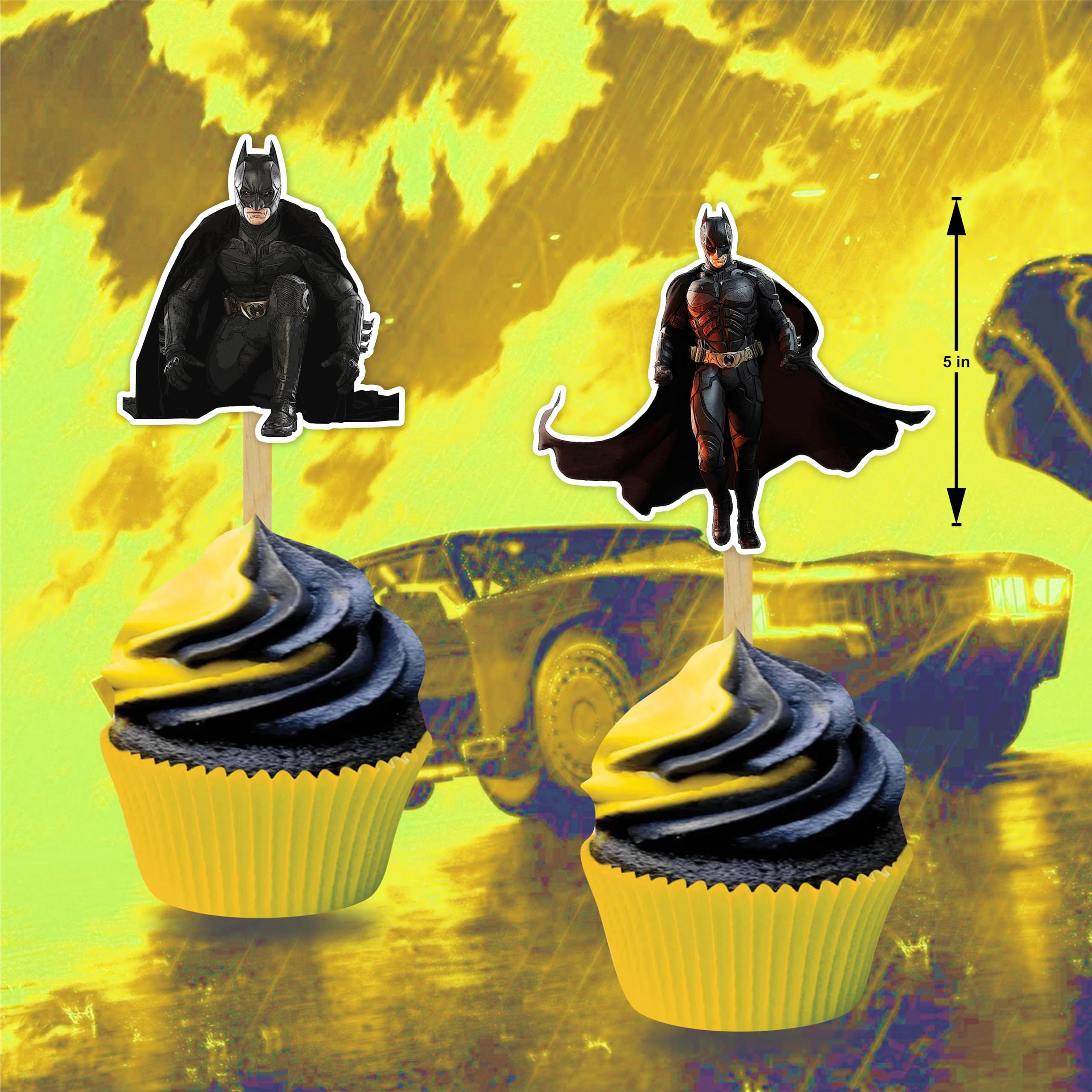 Seyal® Topper per cupcake Batman
