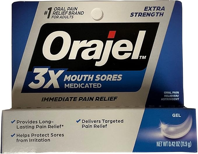 Orajel Mouth Sore Medicine, Gel, 42 Oz by Orajel Health