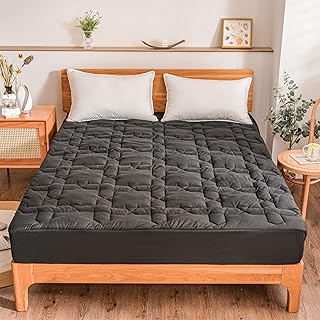 A Nice Night Mattress Pad,up to 18" Deep Pocket Protector ,Non Slip Mattress Topper Breathable and Soft Quilted Fitted Mat...