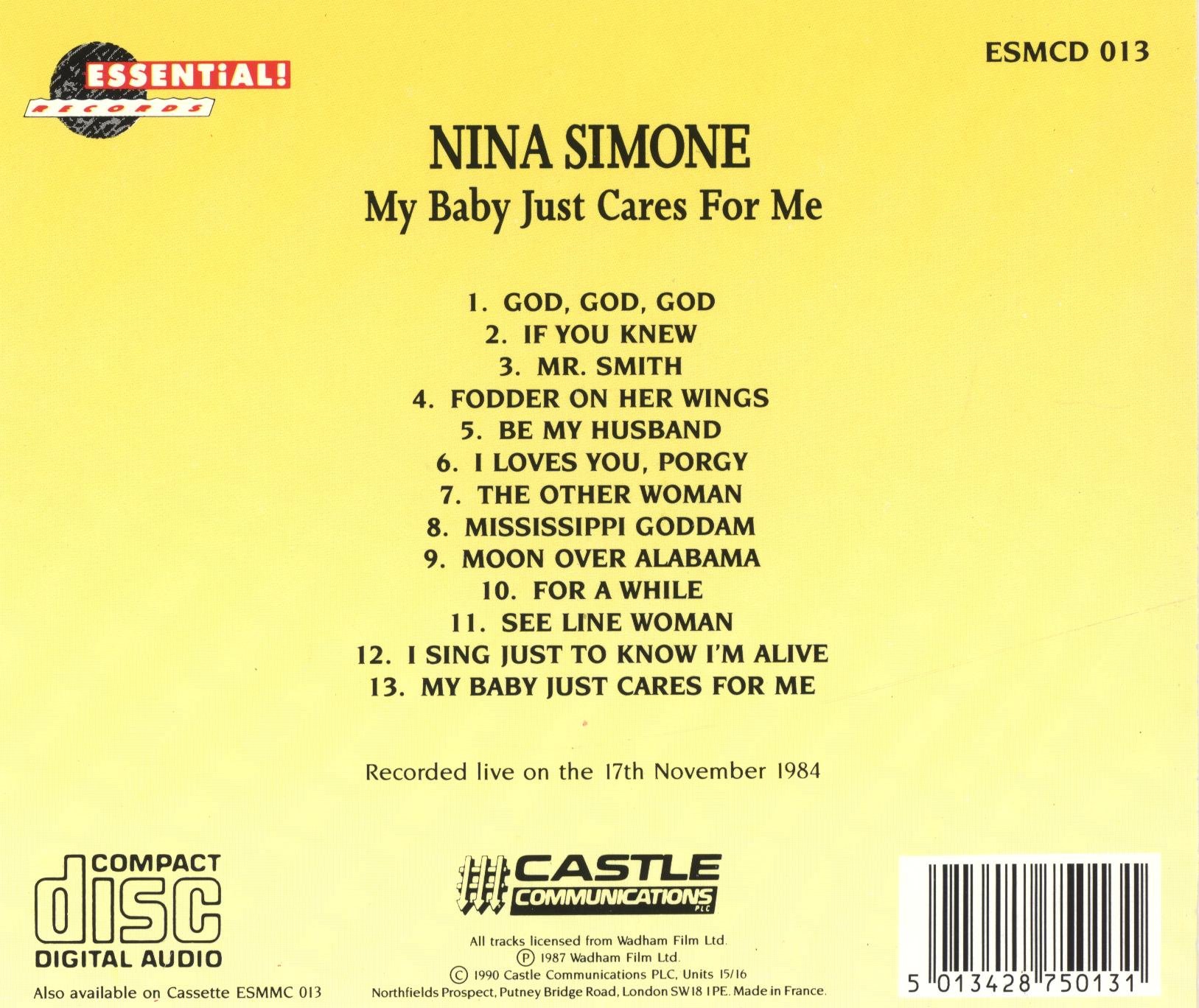 Live At Ronnie Scott's London - My Baby Just Cares for Me [UK Import]