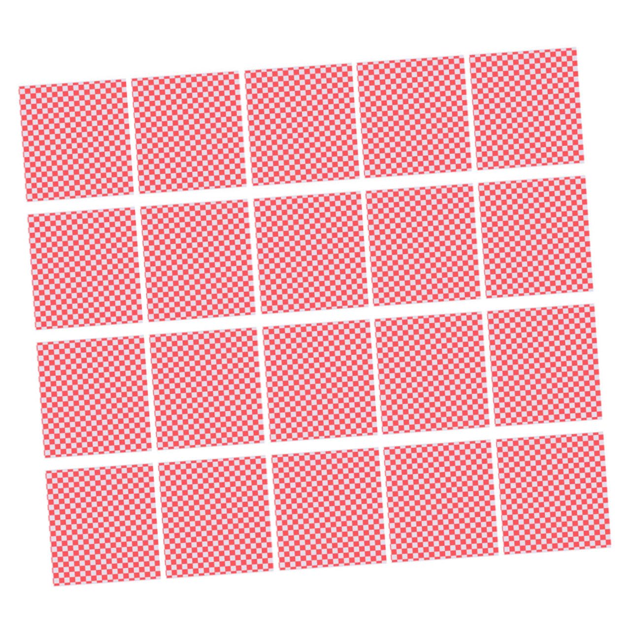 Cabilock 400Pcs Stylish Plaid Food Wrapping Paper Greaseproof for Burgers Fries and Crafts Multipurpose Baking Liner for Parties Picnics and present Bags