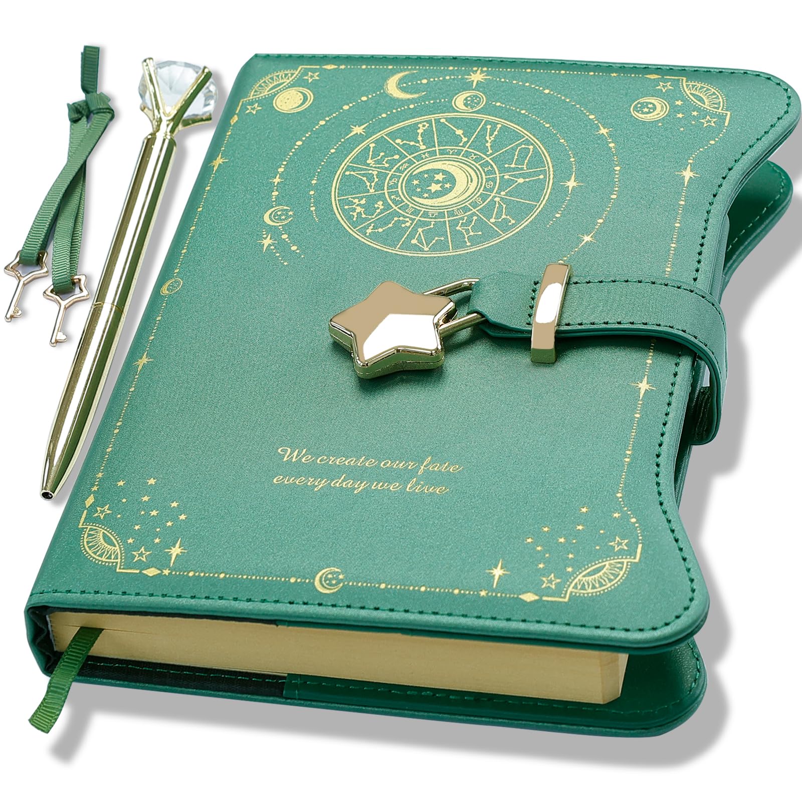Hoci Poci Diary: Rose Garden Journal with Lock -16