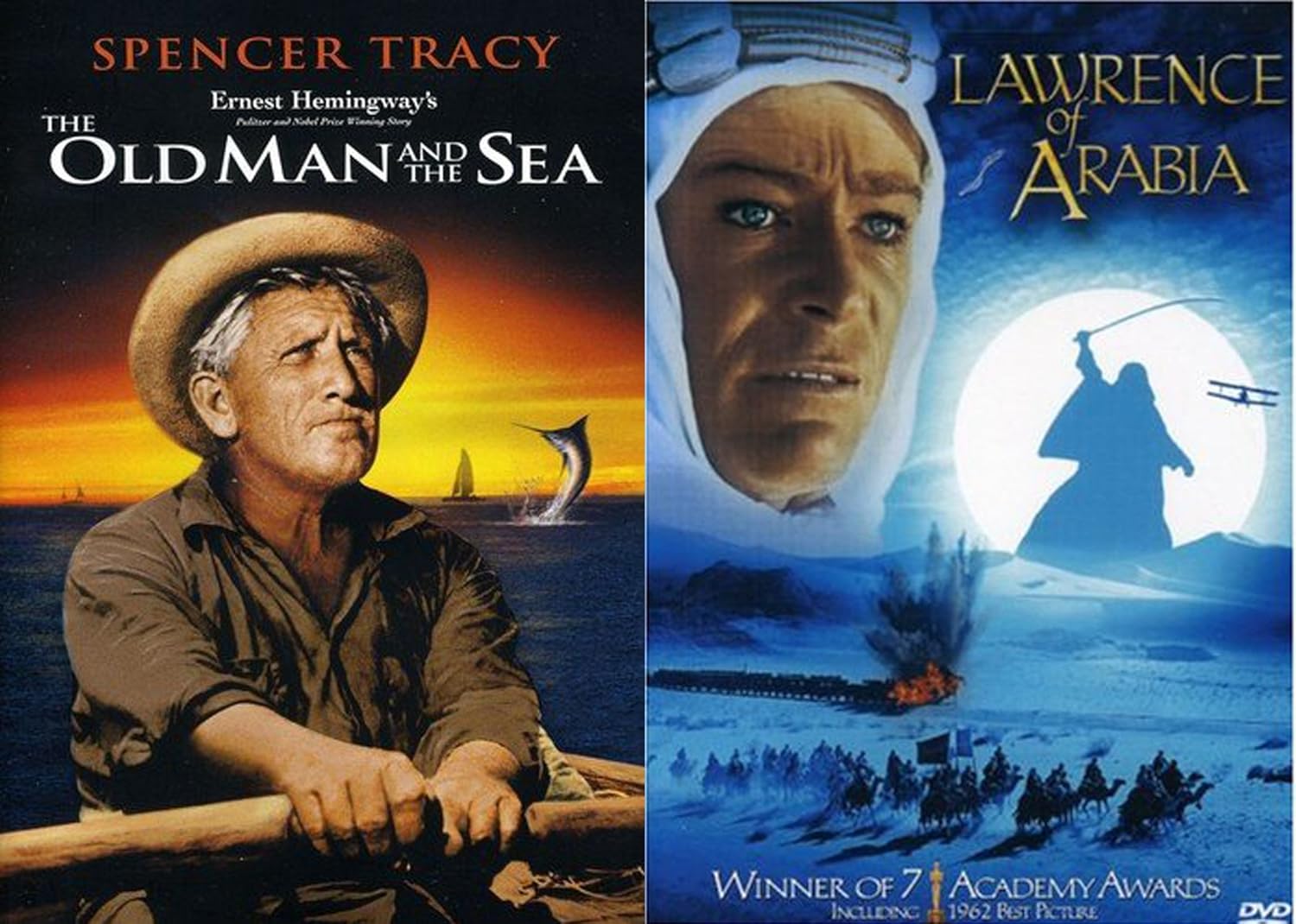 Hollywood Classics Bundle - The Old Man and the Sea Lawrence of Arabia 2-Movie Collection