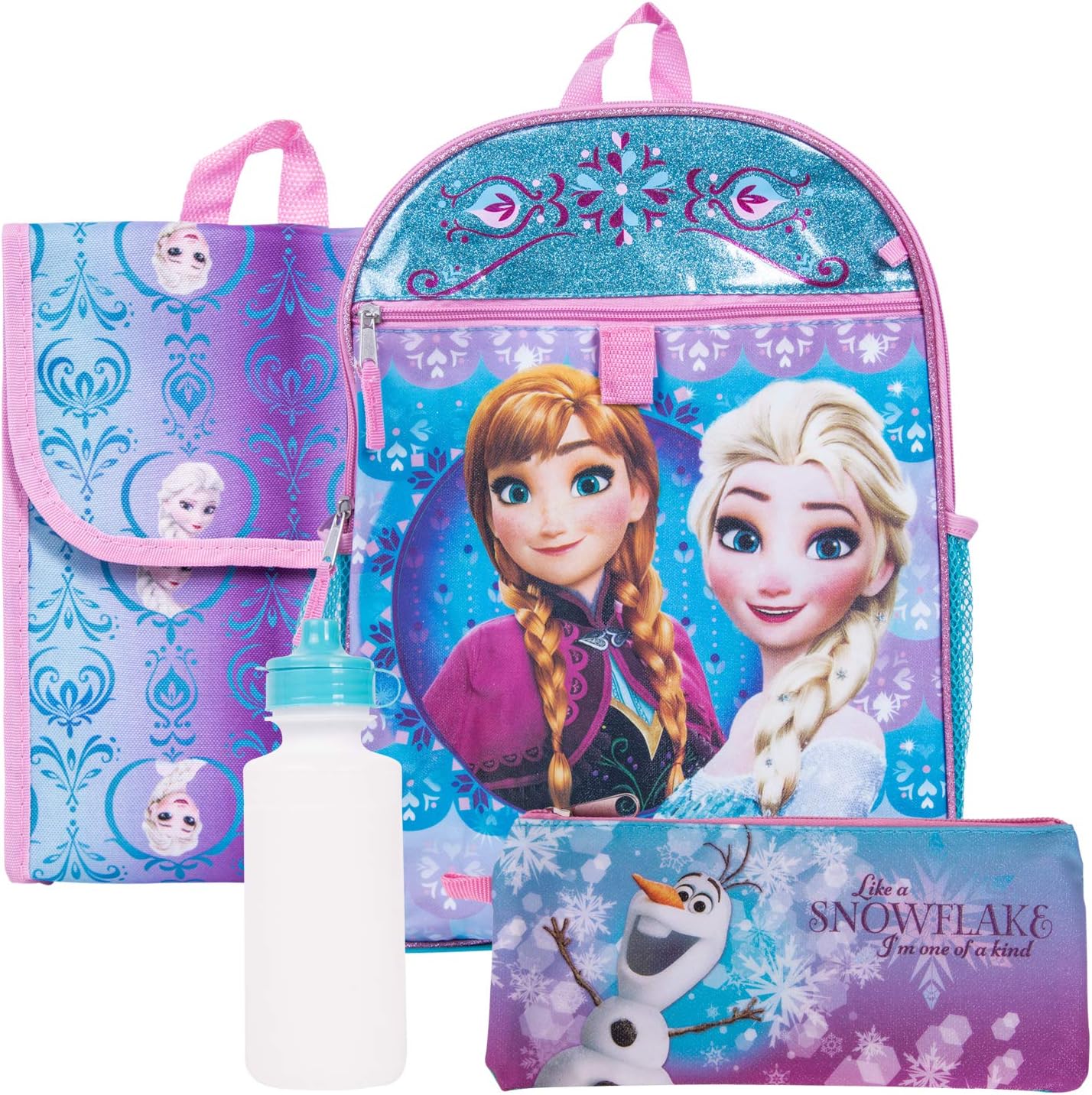 frozen 5 piece backpack set
