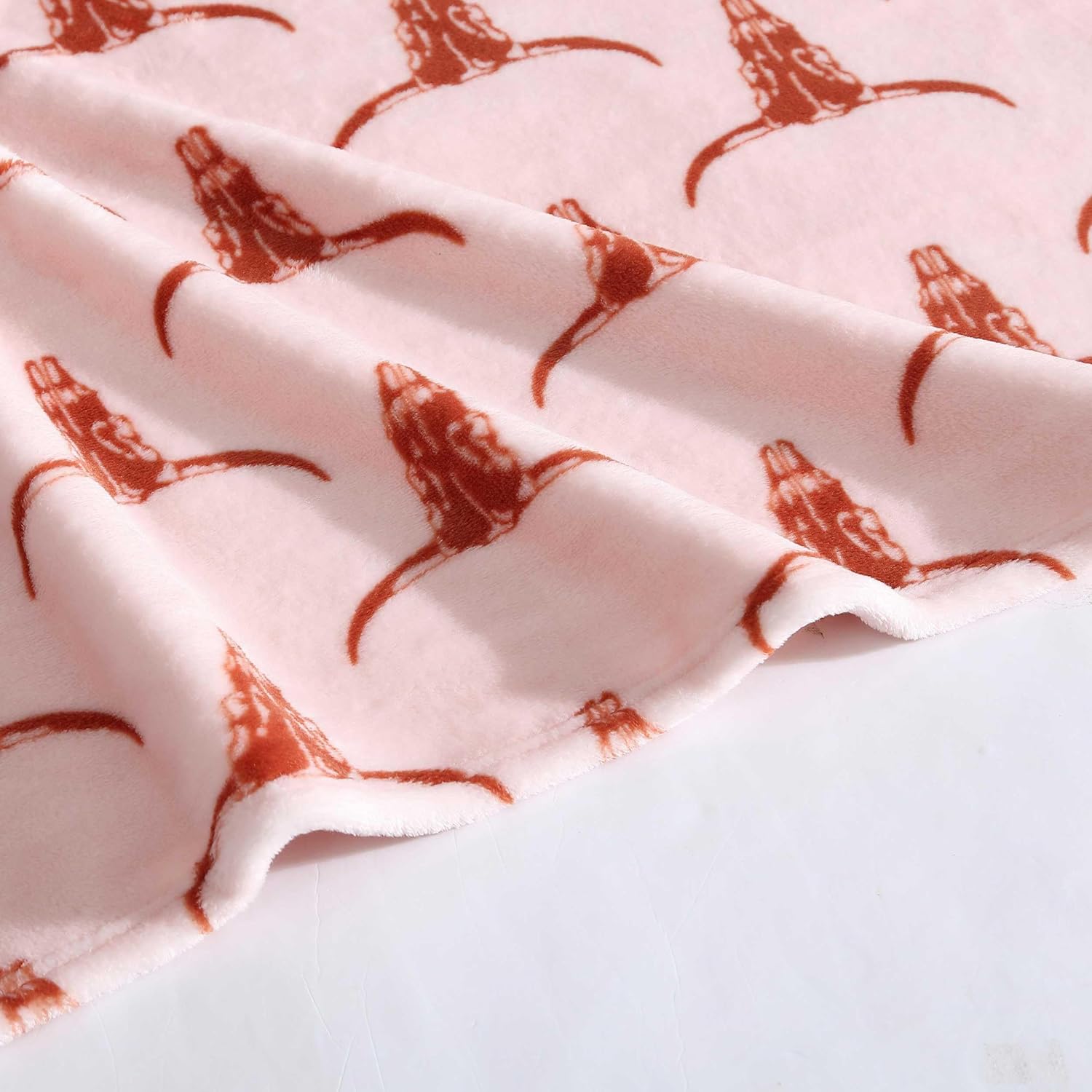 Wrangler - Blanket, Super Soft Plush Bedding, Yellowstone Inspired Throw Blanket for Couch or Bed (Steer Head Peach, 50" x 70") - Image 5