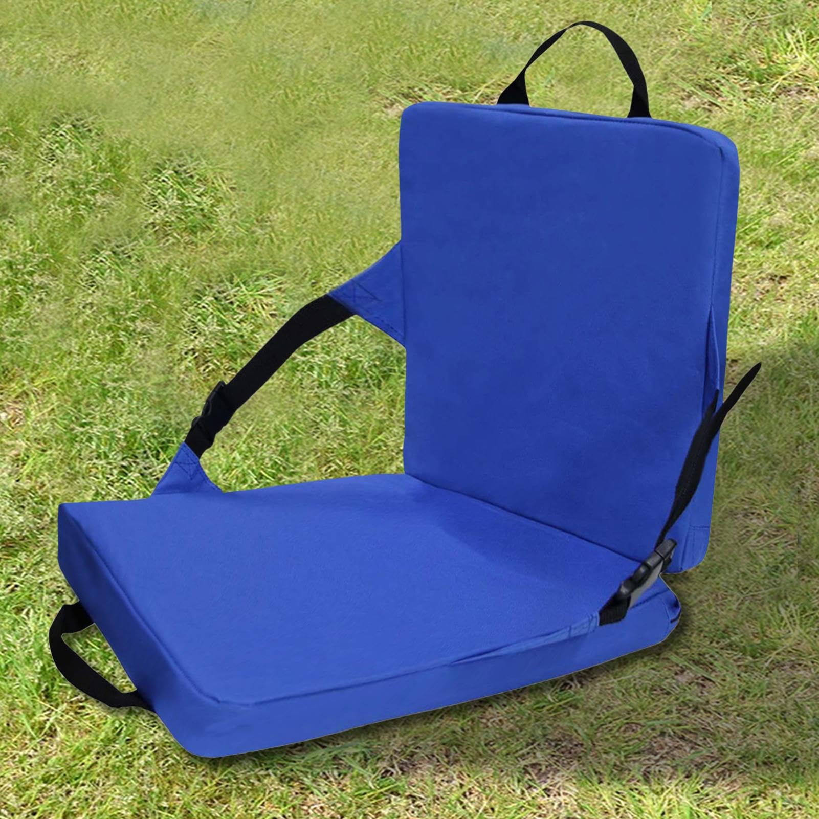 Asientos del estadio con respaldo, asiento del grada | Asientos del estadio para gradas,Cojín de piso al aire libre plegable para juegos de fútbol de béisbol viajes para acampar en el bote de picnic d