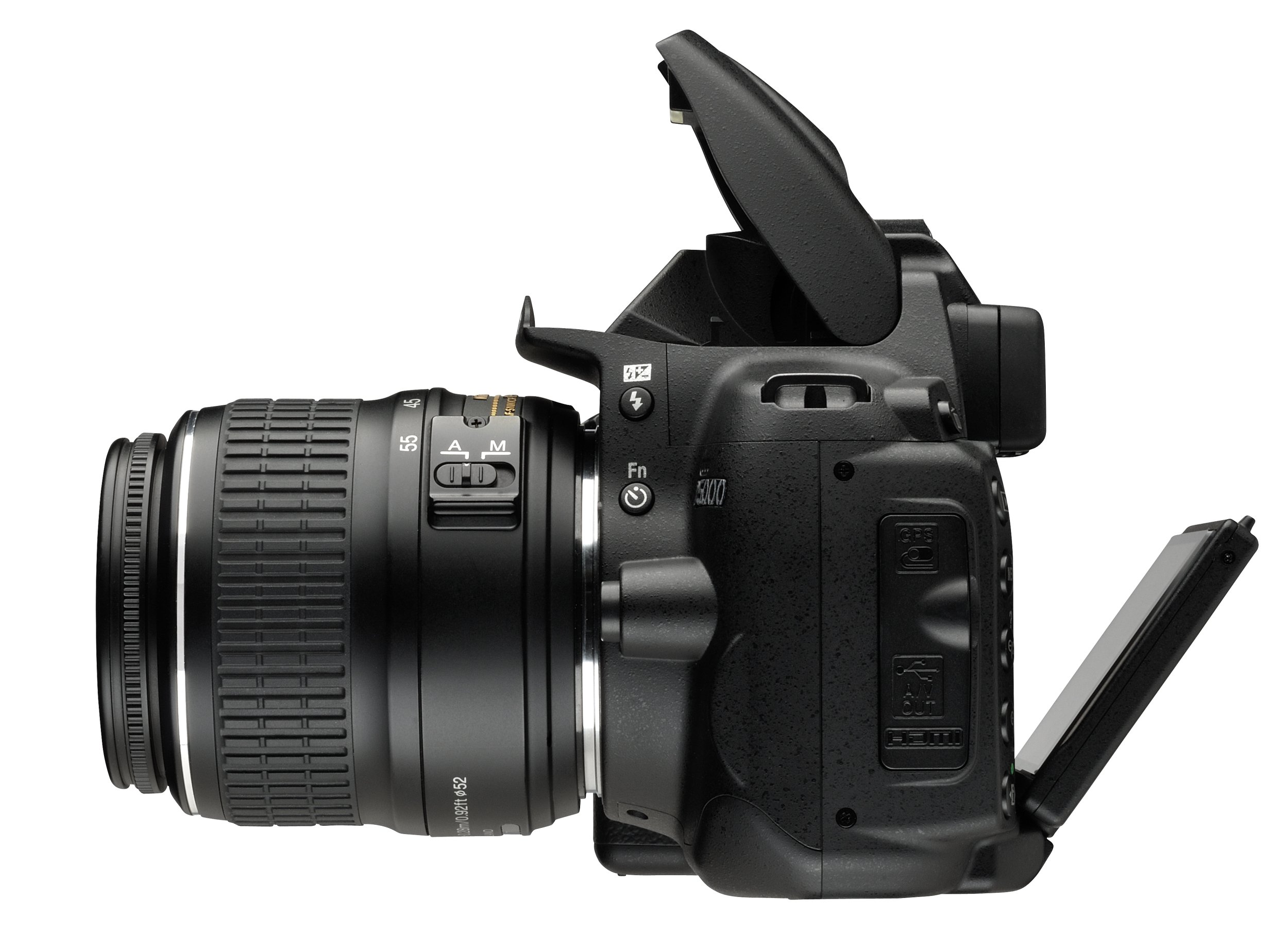 ニコン D5000 w AF-S 18-55mm #C344 Reflex D5000 - Noir + Nikon AF-S DX Nikkor 18-55mm f/3.5-5.6