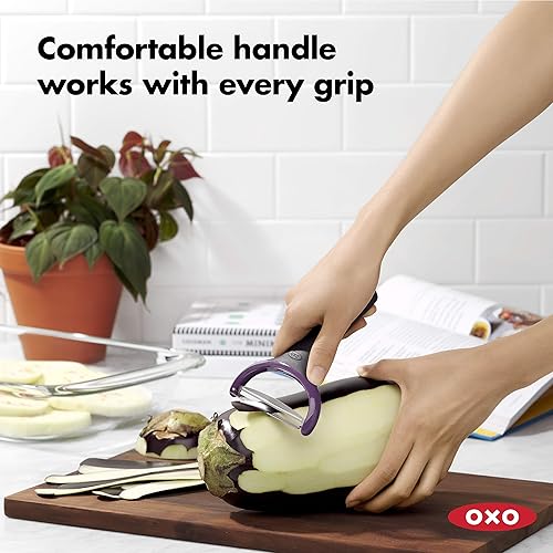 Miniatura 4 de OXO Good Grips Prep - Utensilios de cocina, pelador en Y, grande, talla única