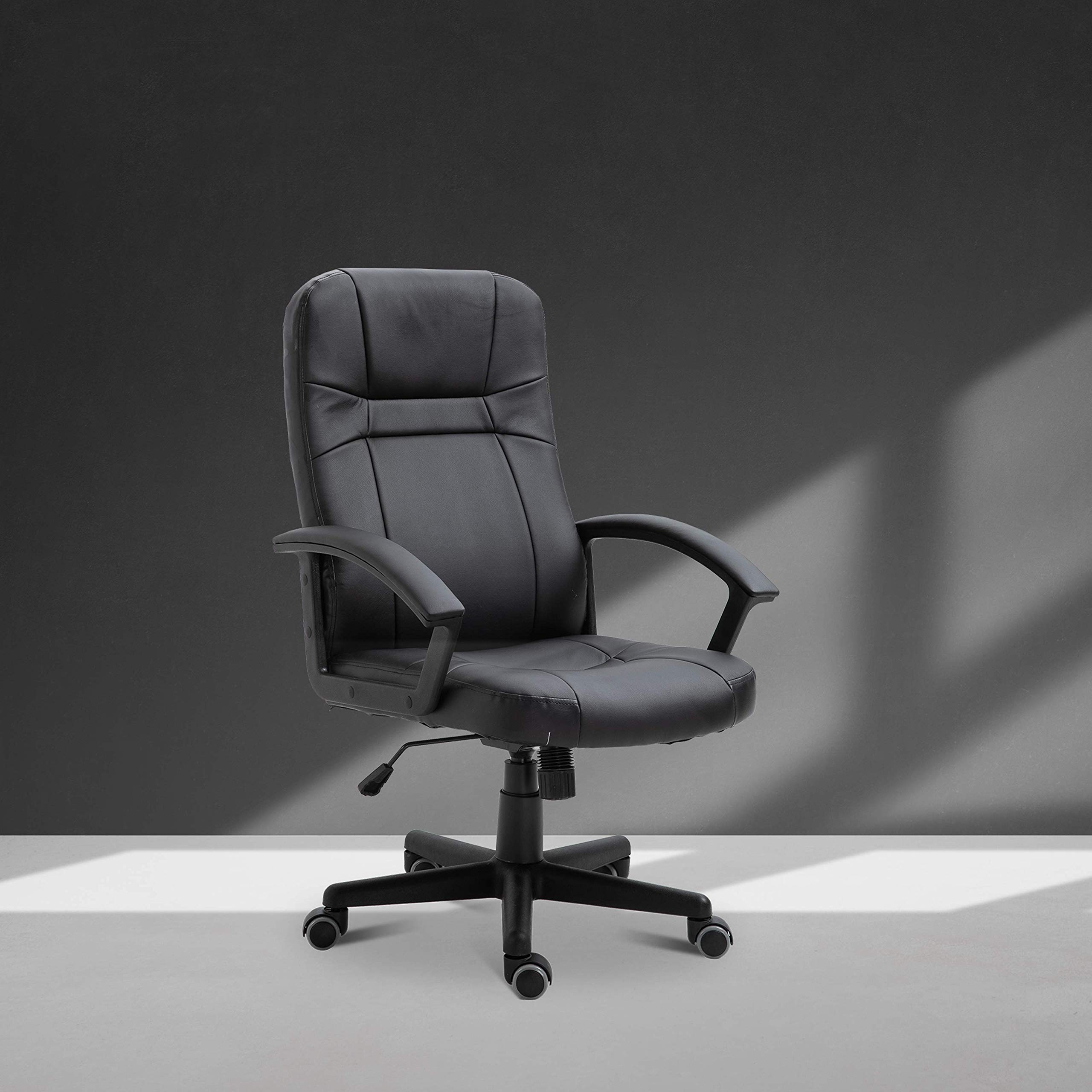 La Silla Española Santander Bürostuhl – Mit Kopfstütze, Polyester, Weiß, 52x55x118 Cm