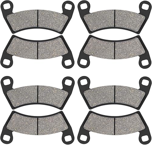 Miniatura 5 de AHL Pastillas de freno delanteras y traseras para POLARIS 700 Ranger Crew EFI 4x4 2009/800 Ranger 6x6 2010-2015 / RZR-4 XP900 RZR XP4 900