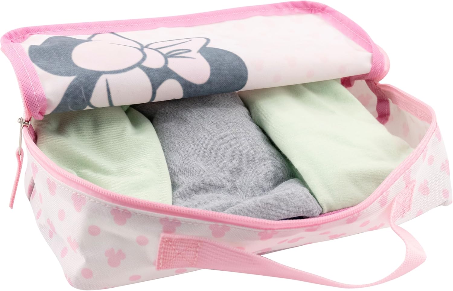 Fast Forward Minnie Mouse 3-Piece Packing Cube Set | Minnie Mouse Travel Accessories | Travel Bags Luggage Organizer for Kids, Unisex | Minnie Kid Travel Size Travel Cubes for Packing - Image 6