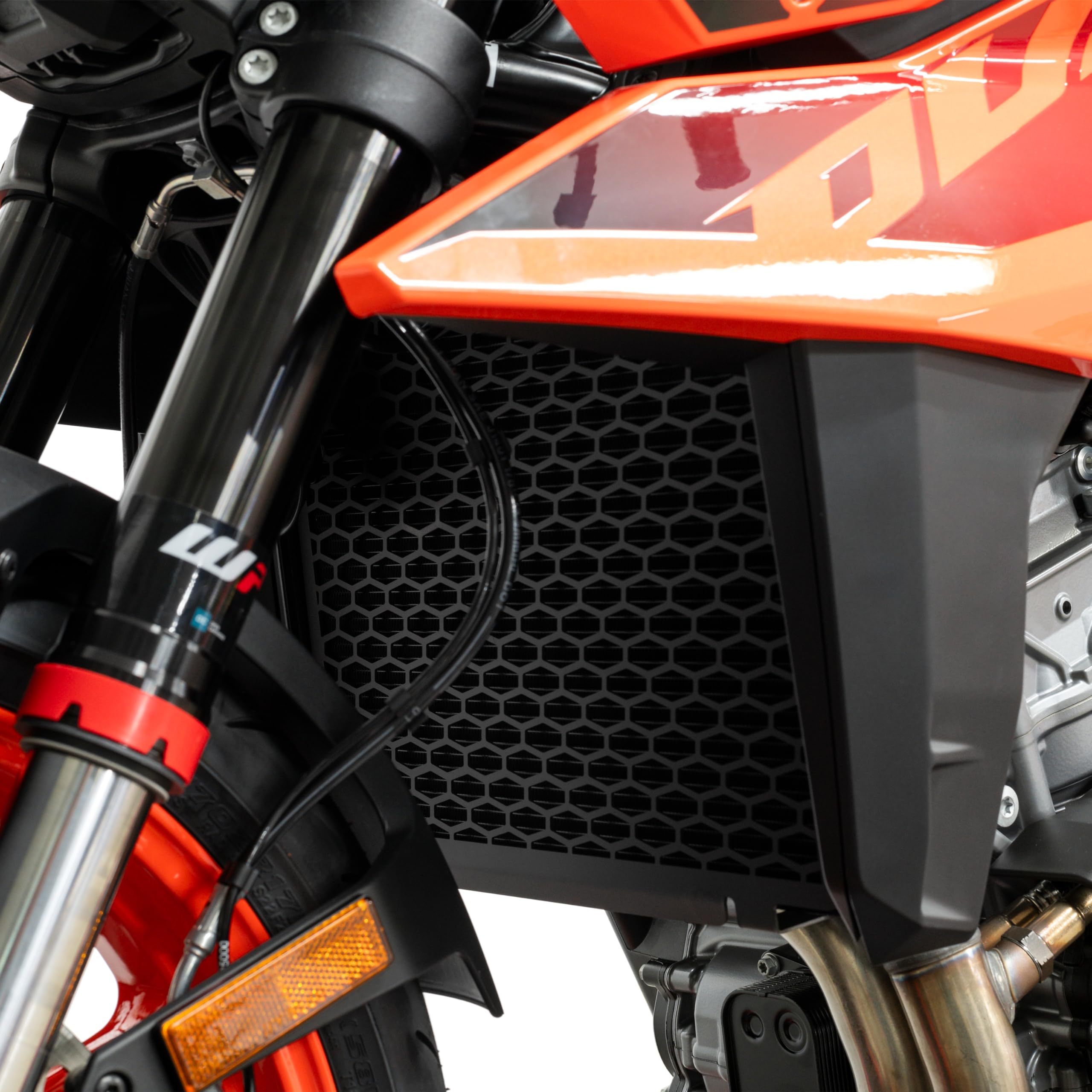 ZIEGER Pro Kühlerabdeckung kompatibel mit KTM 990 Duke schwarz
