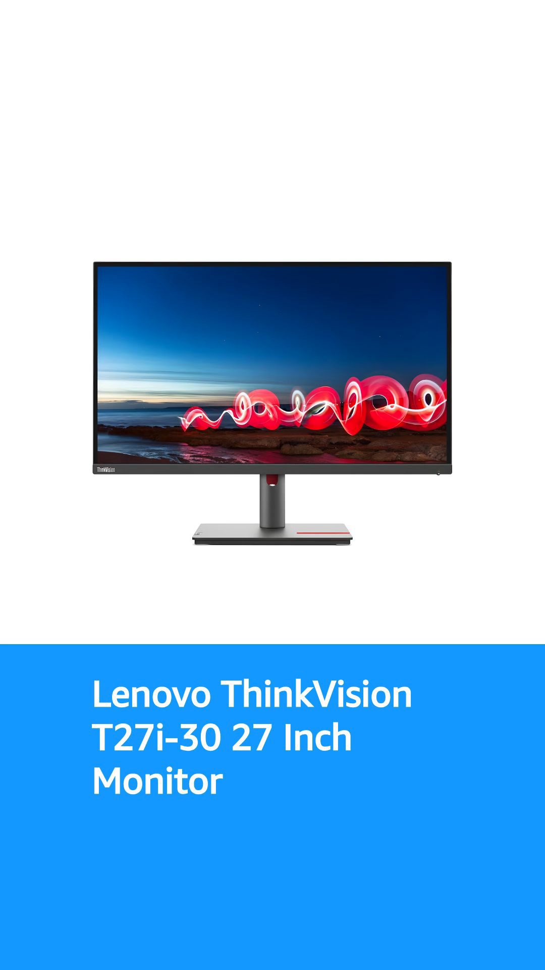 Lenovo ThinkVision T27i-30 27 Full HD WLED LCD Monitor - 16:9