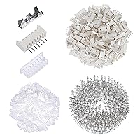 Vista 35 de CQRobot JST EL 4.5 mm de paso 2 pines conector electrónico IC macho, enchufes hembra carcasa y kit de terminales de crimpado en T macho/hembra. 50