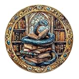 Jigfoxy Wooden Puzzle for Adults, Snake Wooden Jigsaw Puzzles for Adult, Unique Animal Shape Wood Cut Puzzles, Christmas Thanksgiving Gifts for Friends Family (S-8.5 * 8.5in-100pcs)