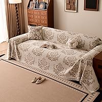 Vista 36 de VClife - Funda para sofá de 3 plazas, antideslizante, lavable, apta para perros y mascotas, protectora, caramelo, 71 x 134 pulgadas