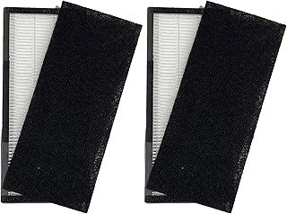 Nispira 3-in-1 True HEPA Carbon Pre Filter Replacement Compatible with Alen T300 T100 Air Purifier. Compared to Part TF30, Pack of 2