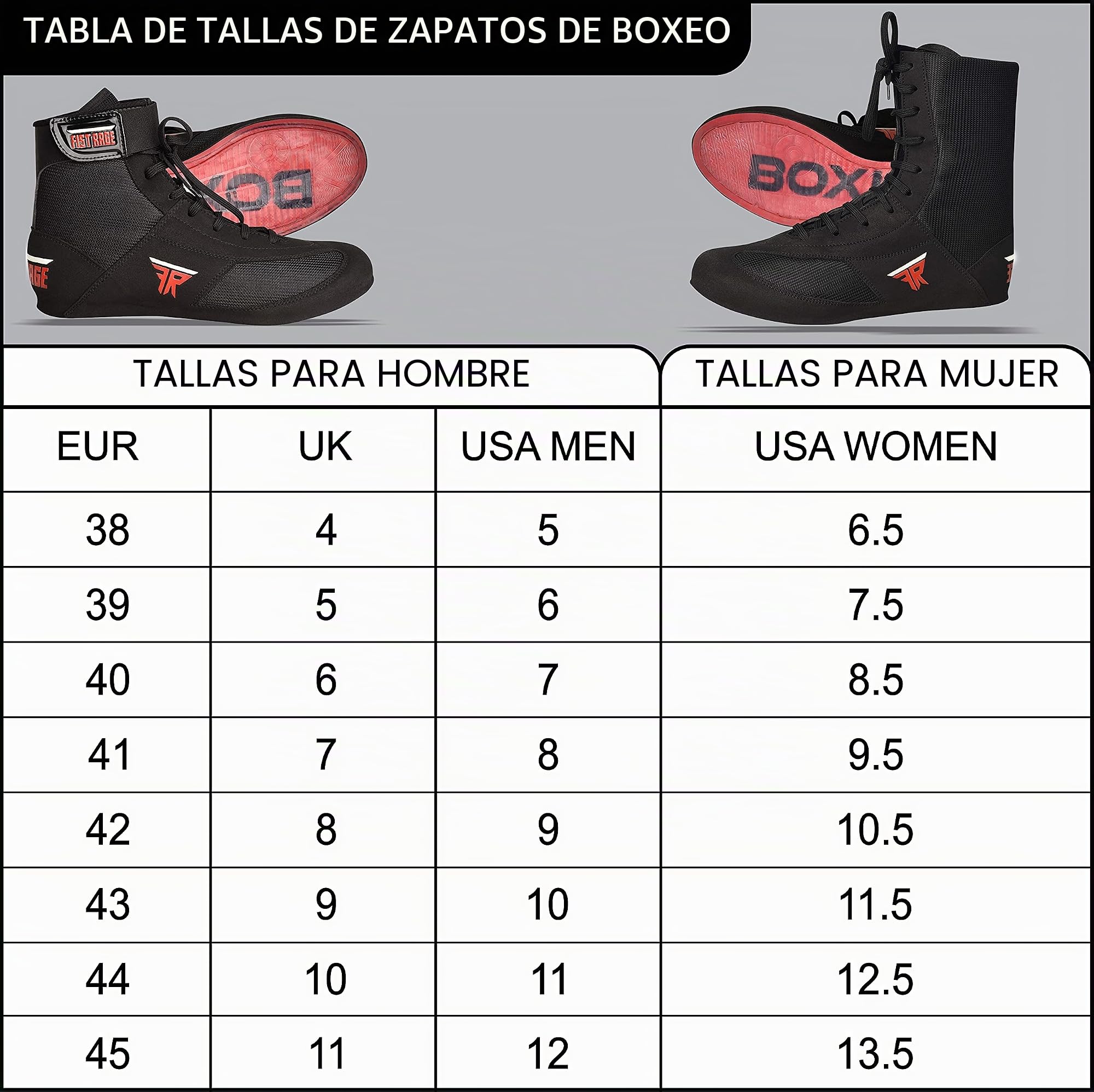 FISTRAGE - Zapatos de boxeo de piel, para deportes de lucha, entrenamiento maestro, de malla, unisex, para hombres y jóvenes, botas auténticas, peso ligero, color negro, zapatos de boxeo para adultos