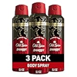 Aluminum Free Body Spray for Men, 24/7 Odor Protection, 24/7 Lasting Fragnance & Freshness, Cologne Quality Scent, Swagger with Cedarwood Scent, 5.1 oz (Pack of 3)