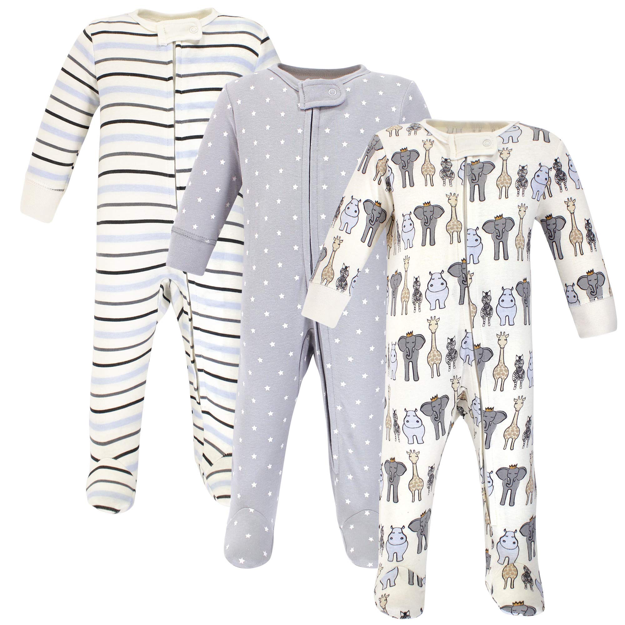 Hudson Baby Unisex Baby Cotton Sleep and Play