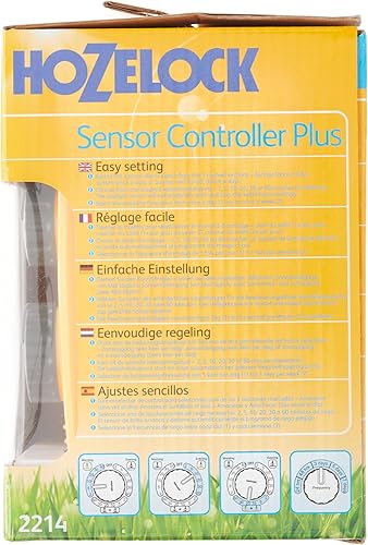Miniatura 9 de HOZELOCK - Controlador del sensor del temporizador de riego Plus riego automático y fácil con su sensor de luz, riego ajustable al amanecer yo al