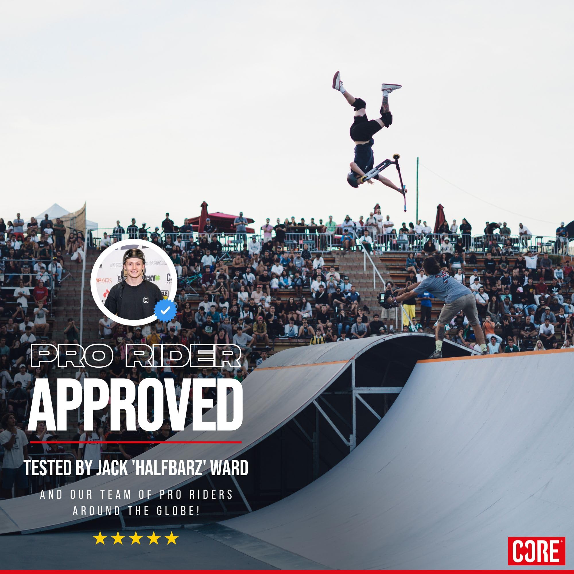 Core CL1 Stunt Scooter Deck 5x19 - Leichtes Aluminium Deck Für Tricks