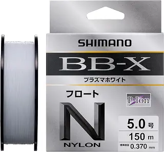 シマノ(SHIMANO) ナイロンライン BB-X プラズマホワイト フロート ナイロン 150m LA-C54Y 5.0号 ホワイト