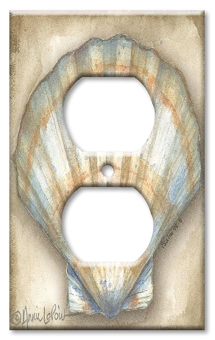 Art Plates - Outlet Cover OVERSIZE Switch Plate/OVER SIZE Wall Plate - Clam Shell