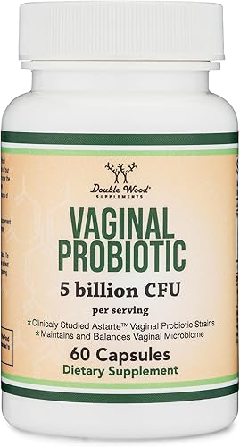 Miniatura 5 de Double Wood - Probióticos vaginales para mujeres, cuatro probióticos clínicamente estudiados para el equilibrio del pH vaginal, comodidad vaginal,