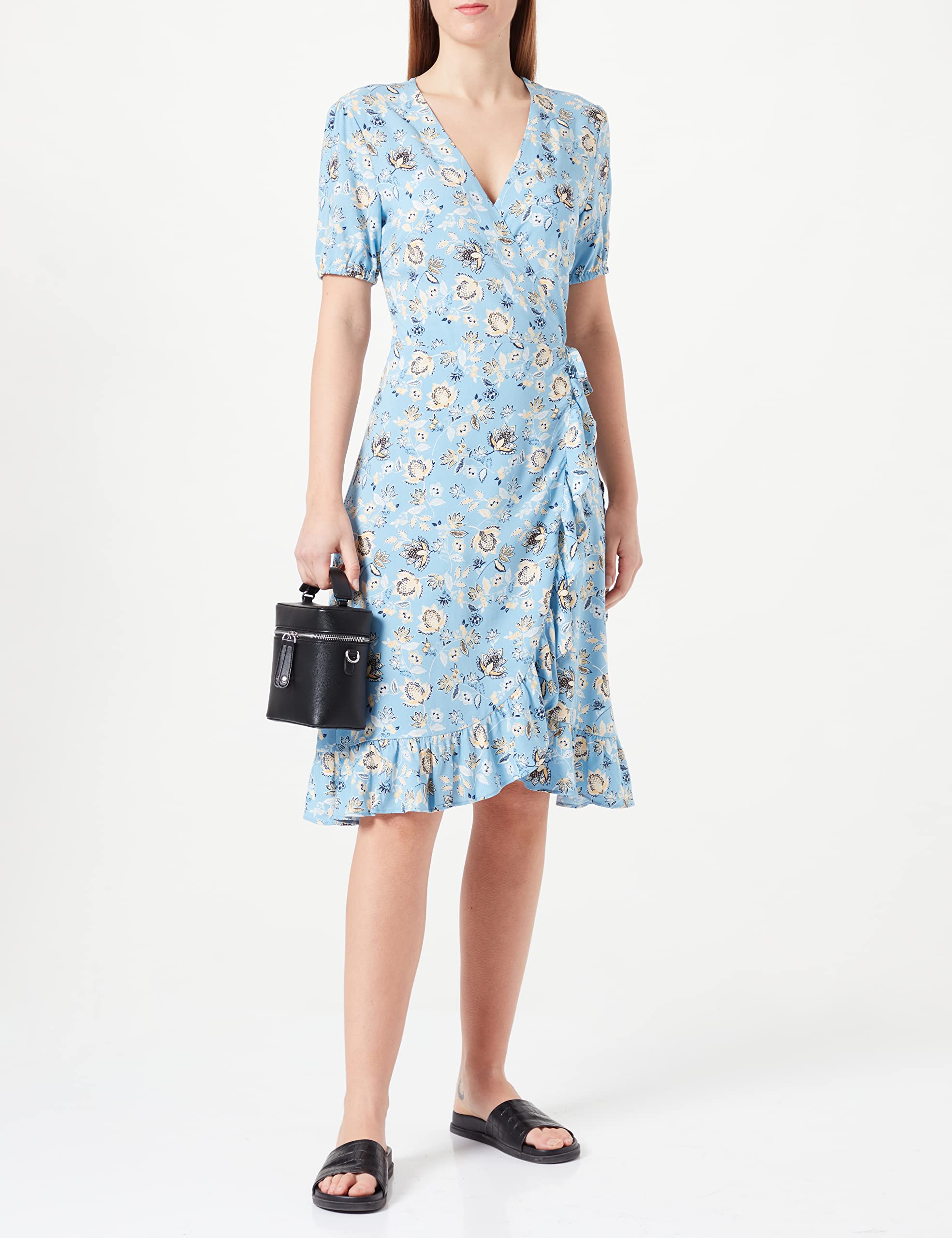 Part Two Women's ClairePW DR Dress Feminine Silhouette, Dusk Blue Ornament Flower, 40, 14 - Image 2