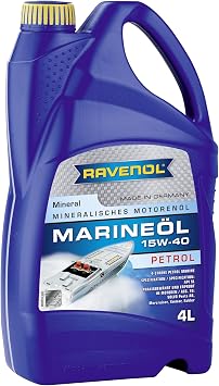 RAVENOL J1V2002 SAE 15W-40 Marine Oil - Gasoline Engines API SL 4 Liter
