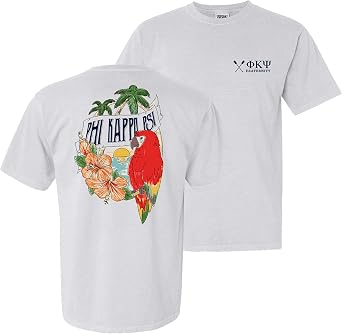 Phi Kappa Psi Fraternity Greek Comfort Colors Tropical Tee Phi Psi