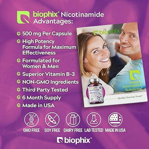 Miniatura 3 de Vitamina B3nicotinamide 0018 oz 100cápsulas