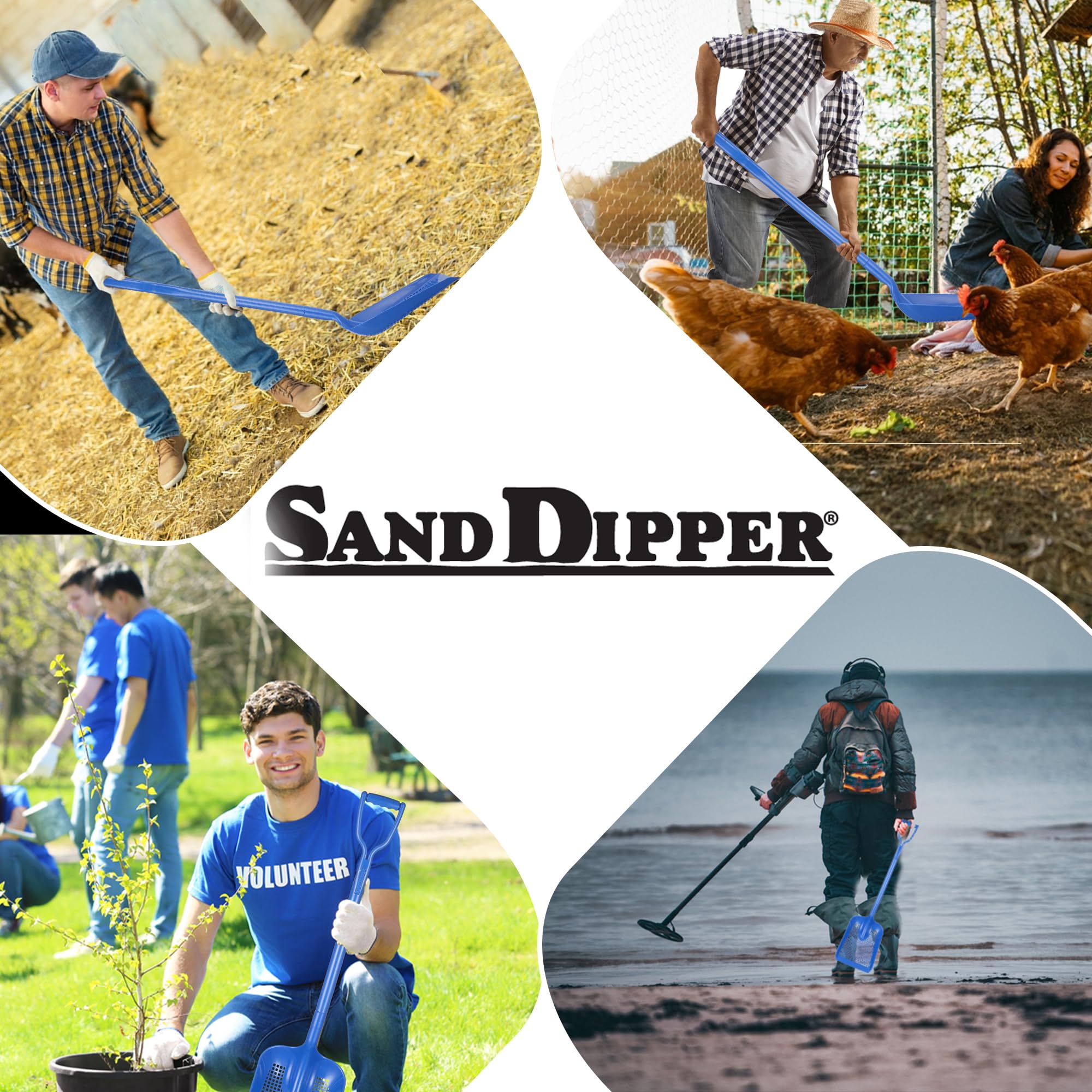 Sand Picker Snapklik.com : Sand Dipper Treasure Shovel Digger Sifter - Tough ...