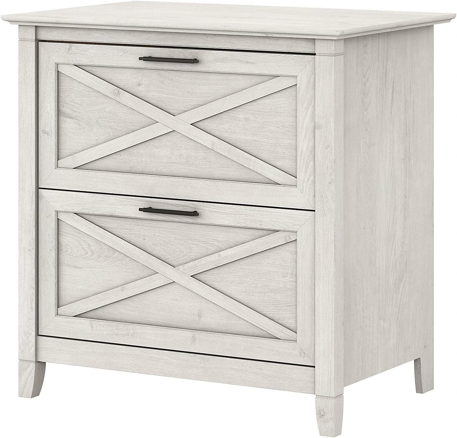 Buy Bush Furniture Cabot L Shaped Computer Desk with Hutch, 60W, Linen