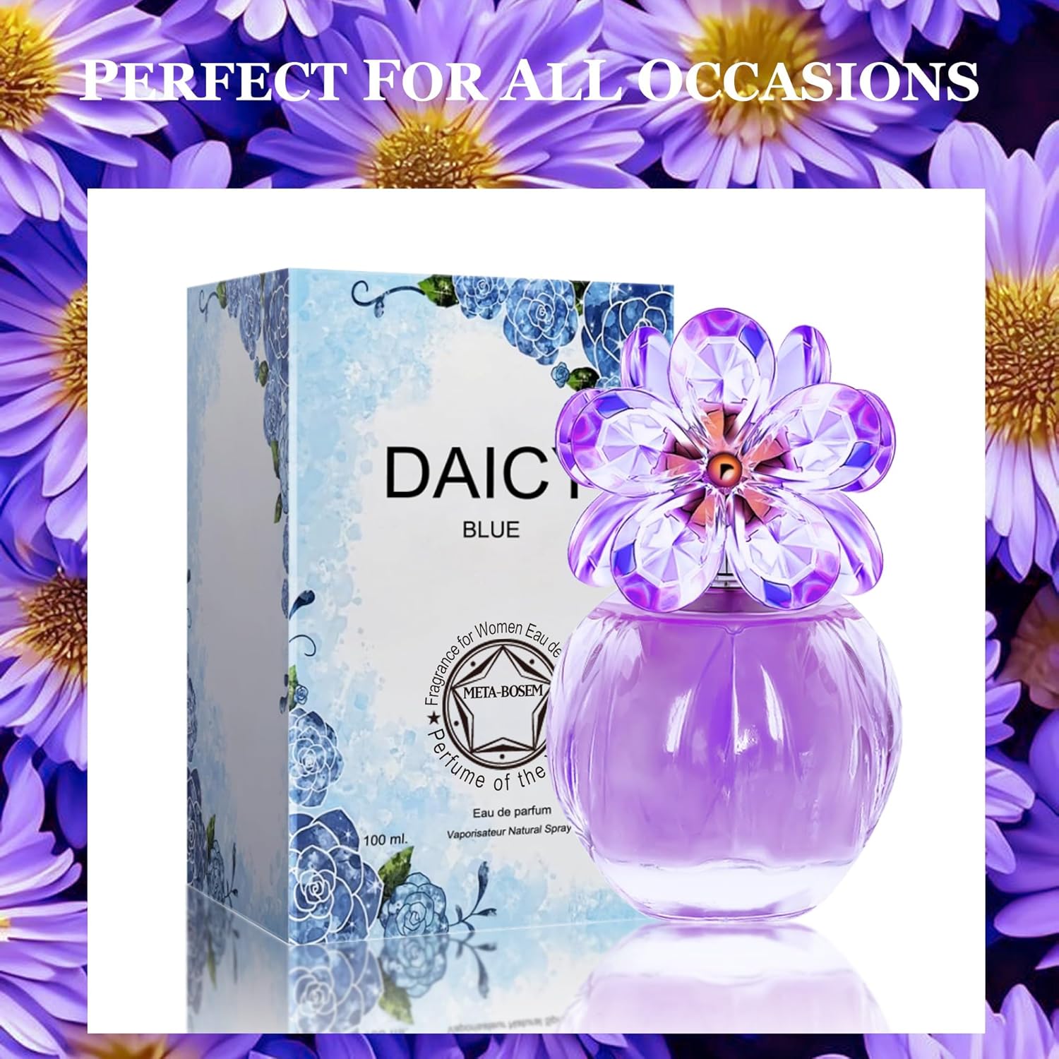 META-BOSEM Perfume for Women Set (100ml x 4PCS Variety Pack), ParisW, MissCoco, DaicyB, ChangeW, Long Lasting Perfume for Women All Day Use - Image 6