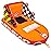 AIRHEAD Lil\' Mable, Towable Tube, 1 Rider, Orange