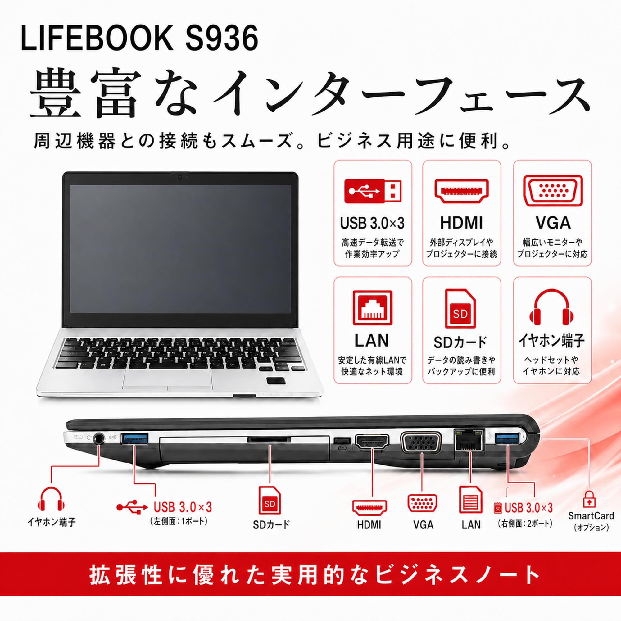 Amazon.co.jp: [Refurbished] Fujitsu LifeBook S936 13.3-Inch Laptop
