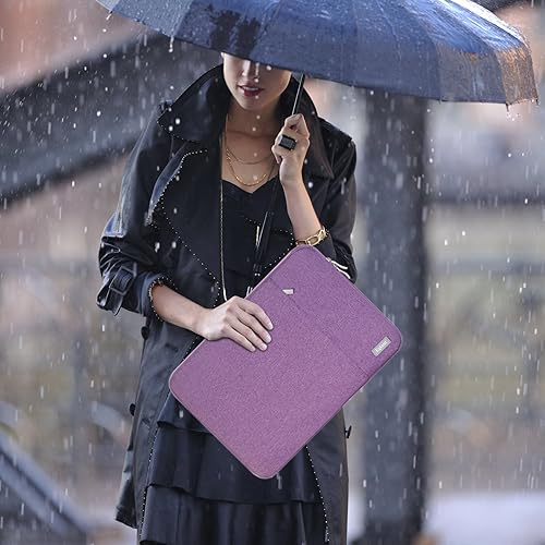 Miniatura 7 de Egiant - Funda para laptop de 116 123 125 133 14156 pulgadas impermeable tela protectora para Asus Acer Dell HP Toshiba Lenovo Samsung Púrpura