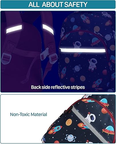 Miniatura 4 de Bagseri Toddler Backpack 12 inch Preschool Backpack and Insulated Lunch Box Bundle