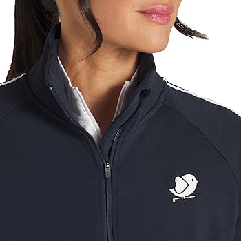 PUMA GOLF Women's W Birdie Track Jacket, Deep Navy-white