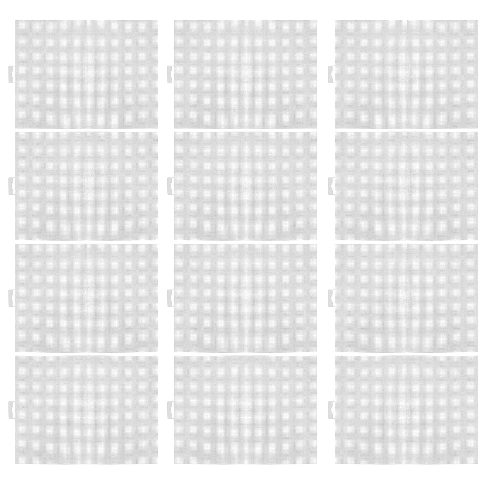 Nucelit 16Pieces 14 Count Net Sheets 8x11Inch Net Canvas Sheets for Embroidery Crochet Project Aquarium Divider Making Aquarium Dividers