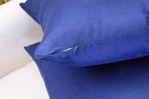 Miniatura 10 de Funda decorativa de almohada MoonRest, de micro gamuza, 2 unidades, cubierta para cojín de gamuza sintética, (juego de 2 unidades), Gamuza, Coffee,