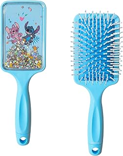 LUV HER Lilo & Stitch Kids' Detangling Confetti Hair Brush - with Stitch & Angel, Gentle on Wet & Dry Hair - Ideal for Kids Ages 3+ - Makes Hair Care Enjoyable and Simple