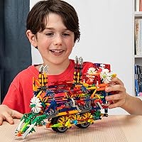 Vista 4 de KNEX Set Deluxe de 80 modelos con bolsa reutilizable - Kit de construcción STEM, juguete de construcción para niños, juego creativo, para niños a