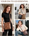 SYTRAH Anti Theft Crossbody Purses for Women RFID Blocking Crossbody Bags, Travel Shoulder Purse with Built-in Wallet