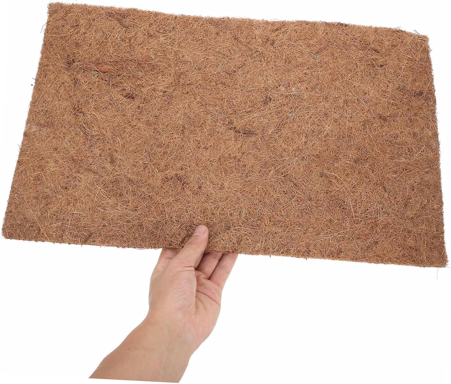 ibasenice 4pcs Bearded Dragon Bedding Reptile Tank Mat Natural Coconuts Fiber Soft Reptile Carpet Coir Liner